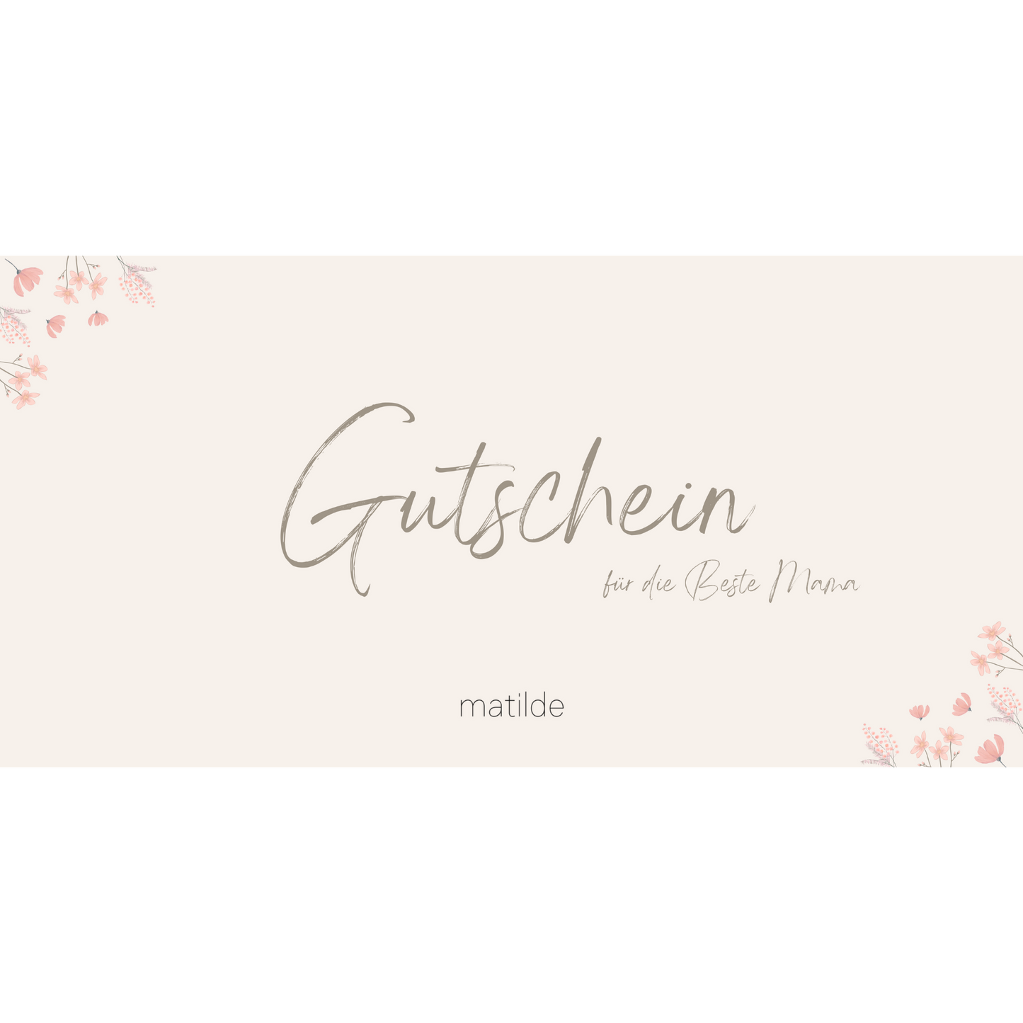 Geschenkgutschein - matilde