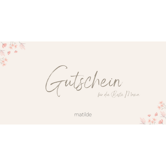 Geschenkgutschein - matilde