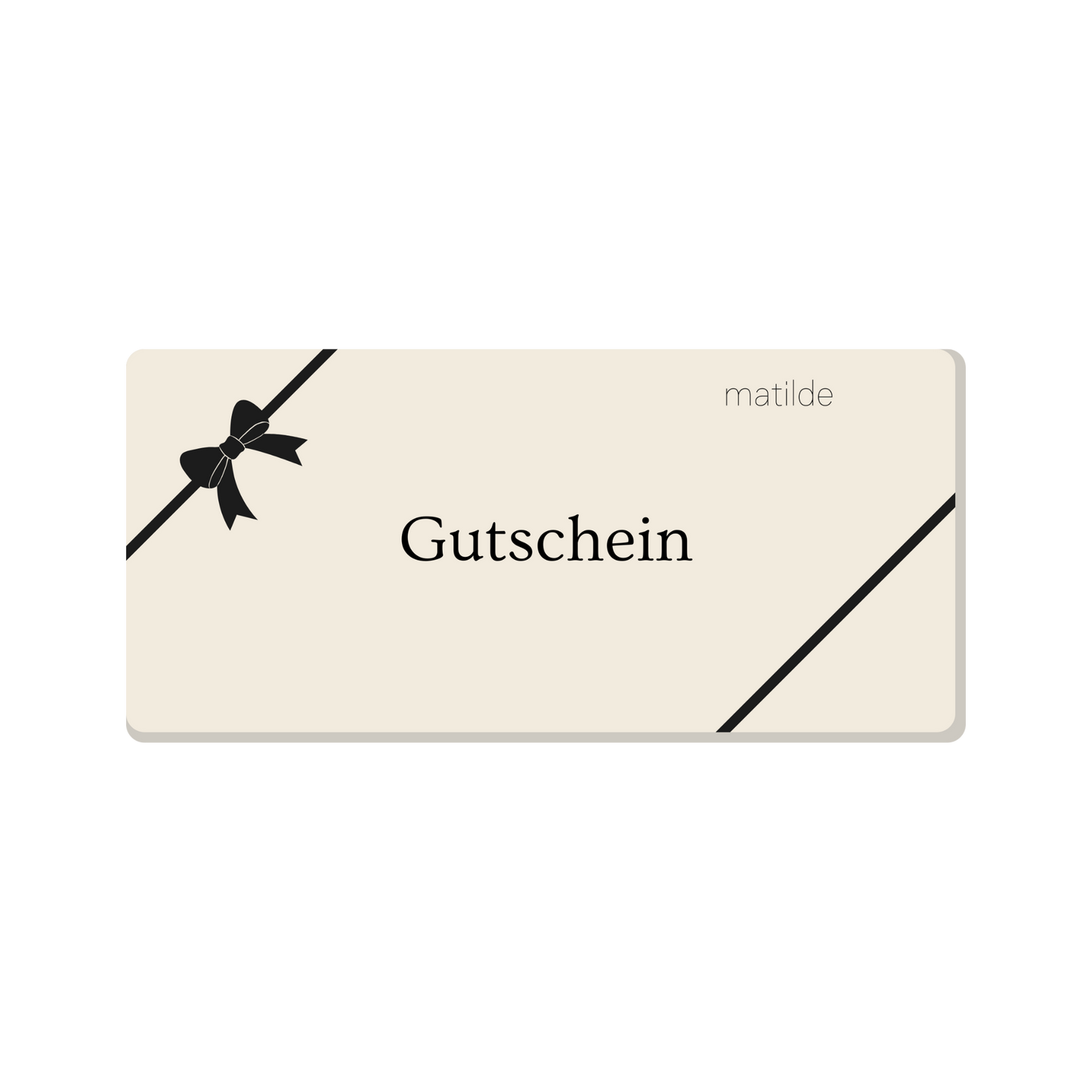 Geschenkgutschein - matilde